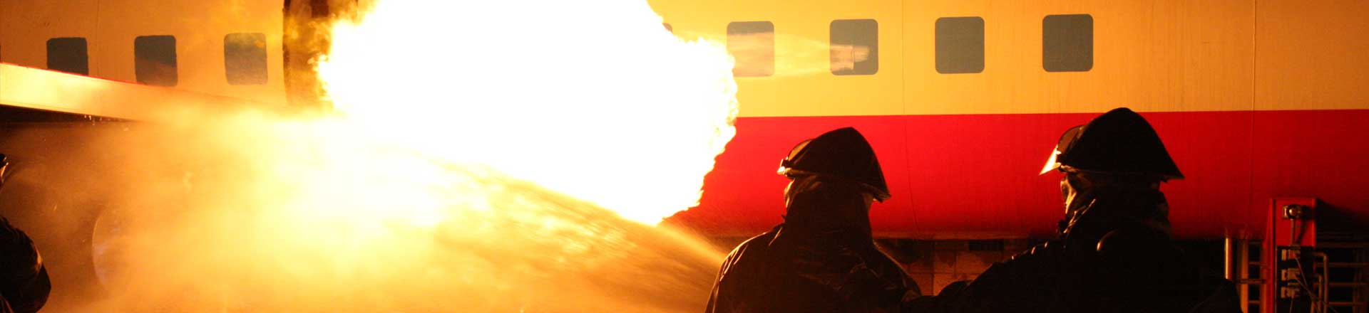 Students fighting a fire